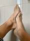 Cream and feet