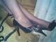 high-heeled shoes